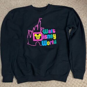 Kids colorful black Disney World sweater